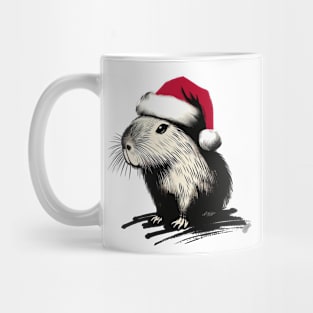 Christmas Capybara Mug